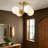 Stauton Bonyu Modern Glass Bubble Flush Mount