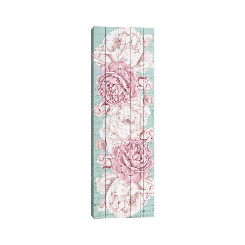 Rose Panel by Kimberly Allen - Wrapped Canvas Panoramic Print, 30.48 cm H x 91.44 cm W