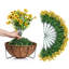 Panier de fleurs artificielles artificielles pour l'été-323834734
