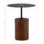 Arlo Mango Wood Side Table, Brown