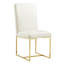 Chaise d'appoint Bilboro en blanc