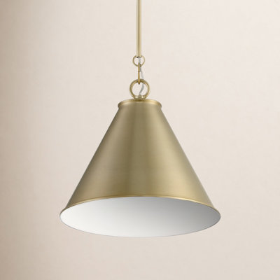 Dimmable Tapered Single Light Pendant