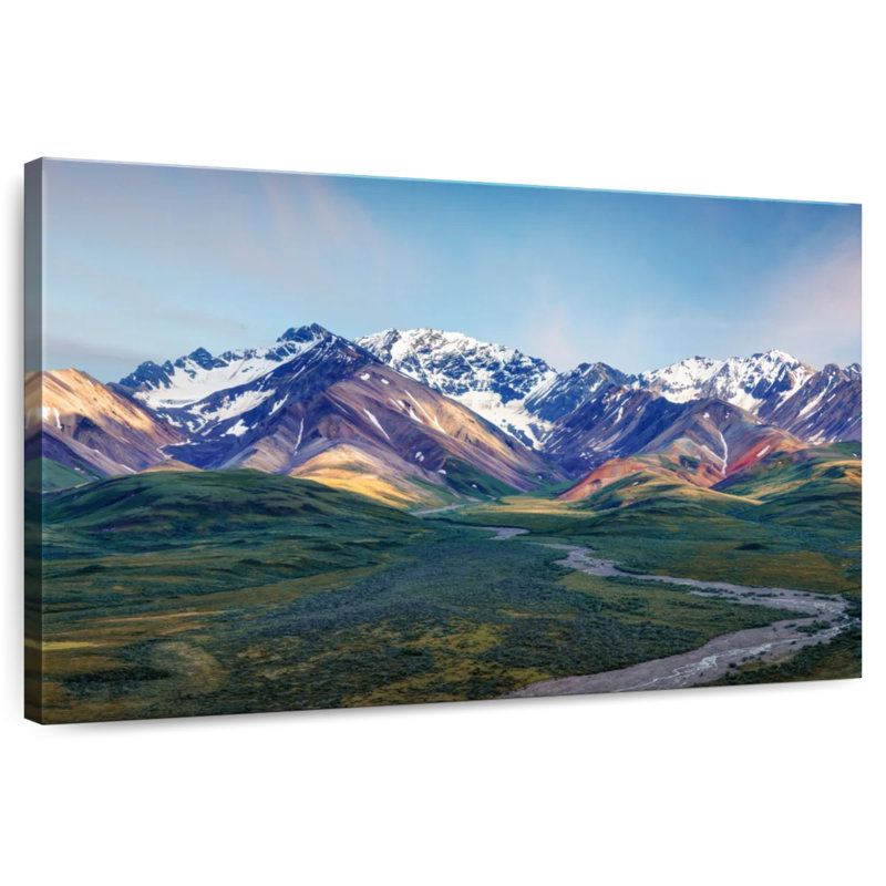 Alvord Denali Mountainscape, 34" H x 51" W