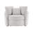 Bennet Storage Chair 48” Modern Farmhouse Easy Assembly Hidden Storage Pocket Coil Comfort Chenille Fabric-116661539