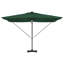 Roma Parasol with LED Strip Lights Aluminium and Polyester Garden Shade-515771278-515771277