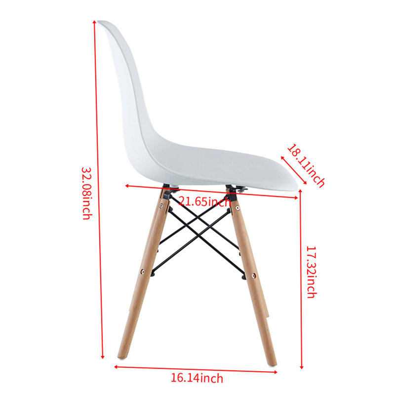 Ensemble de 2 chaises de salle à manger et de salon