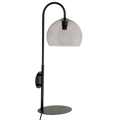 Glass Plug-in Flush Mounted Sconce