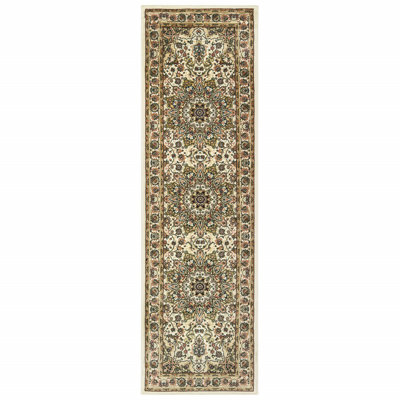 Tapis oriental ivoire / beige Greenwich