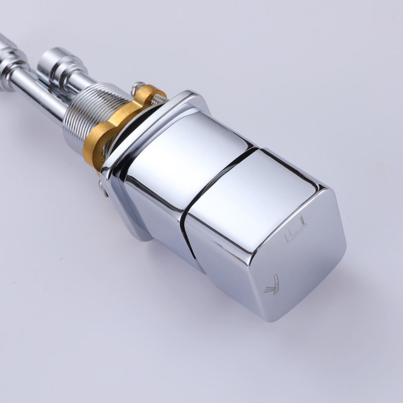 Tub Spout with Hand Shower and Diverter, Chrome