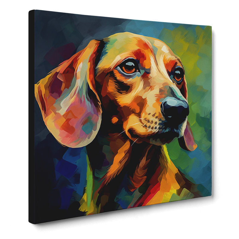 Dachsund Abstract No.1 - No Frame Print