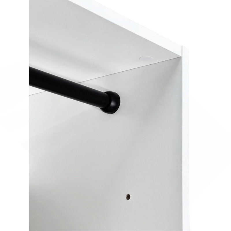 Prosper White Freestanding Walk In Wood Closet System