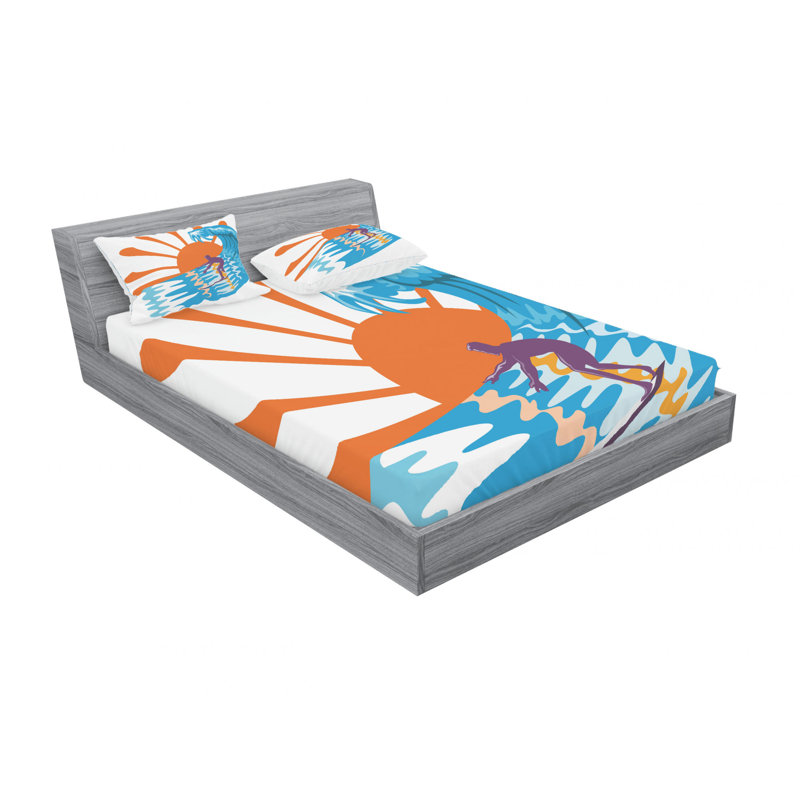 Microfiber Sheet Set, Full/Double Sheet Set with Fitted Sheet