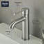 Essence New Single Hole Bathroom Faucet with Drain Assembly-18944091