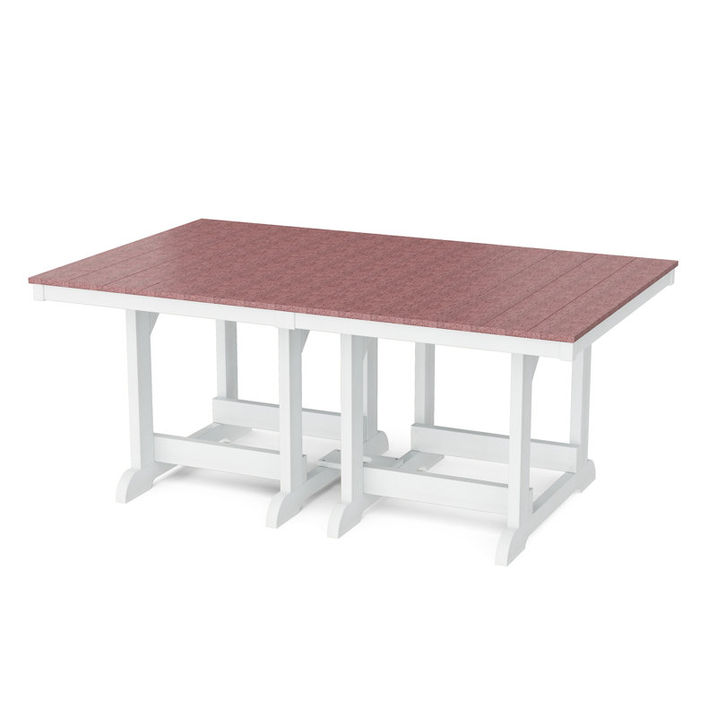 Heritage 44" x 72" Dining Table, Cherrywood/White