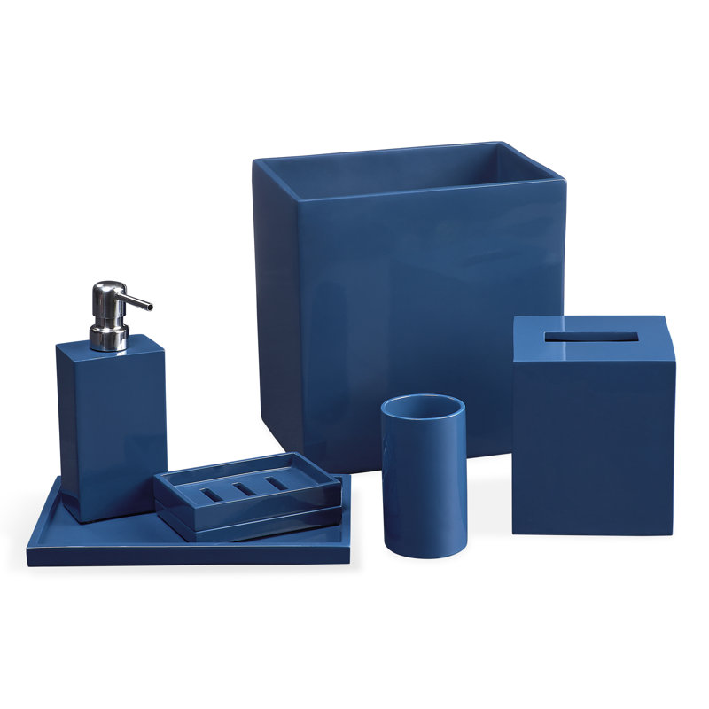 Lacquer Bath Soap Dish, Navy