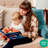 Faux Fur Reading Backrest Pillow-108989345