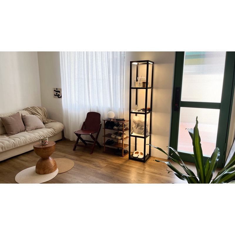 Lampe sur pied à colonne 66 "Amiiyah