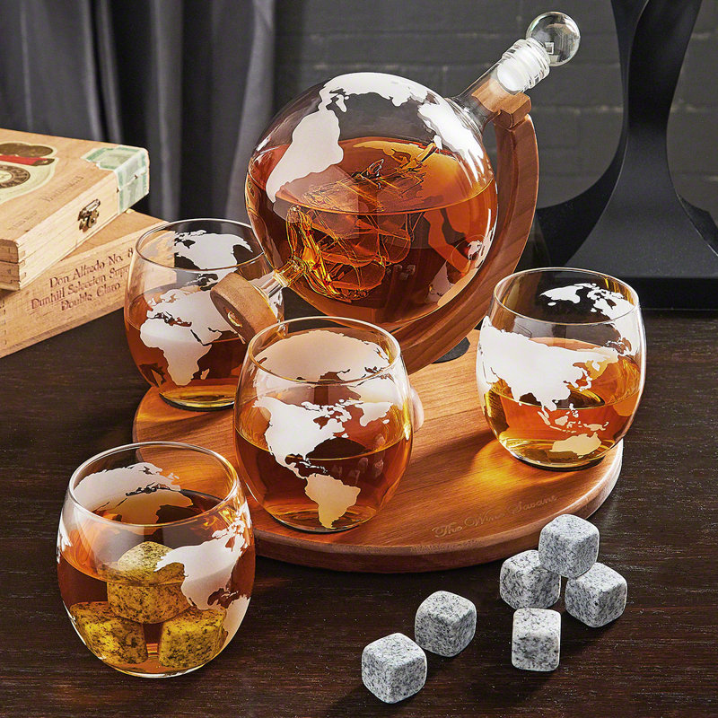 Ensemble de verres à vin 28 oz. Ensemble de carafe à whisky