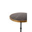 Copeland Round Solid Wood Top Metal Base Dining Table-1089833308