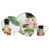 Orange / vert / blanc