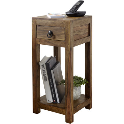 Solid Wood End Table
