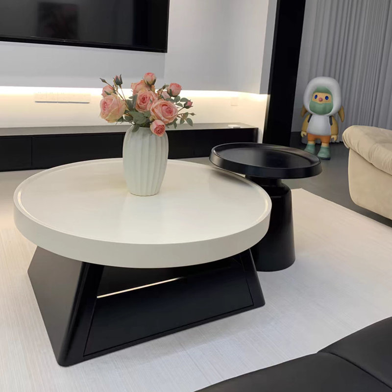 Cream wind minimal light luxury coffee table