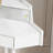 Modern Corner Makeup Vanity Table With Mirror And Stool