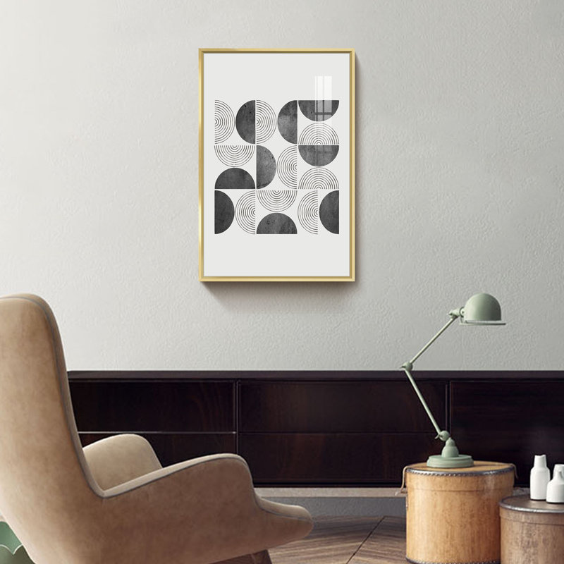 Boho - reproduction d'art sur toile, L 16 po x H 24 po, Or