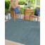 Tapis bleu sarcelle intérieur / extérieur Sevim-121778575