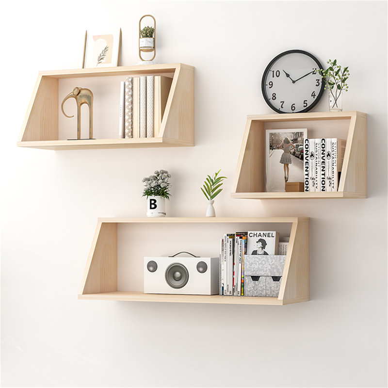 Solid Wood Floating Wall Shelf