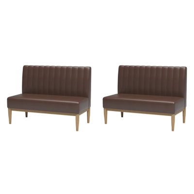 Banc rembourré en similicuir Cafe Cafe