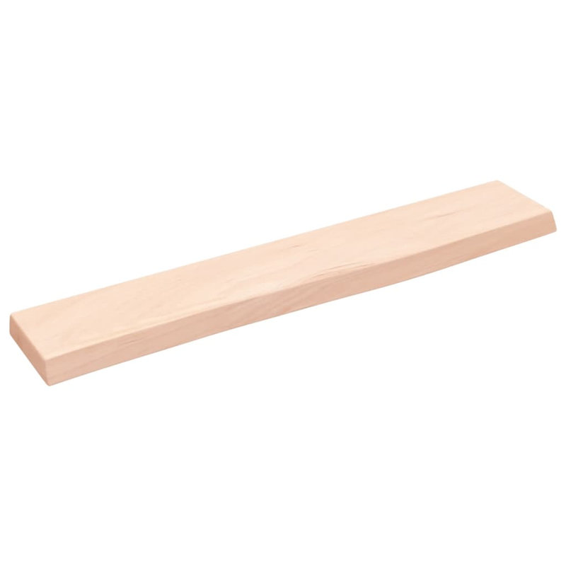 Flagstaff Oak Solid Wood Floating Shelf, 2cm H x 60cm W x 10cm D