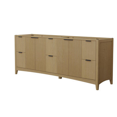 Palmilla 83.25" Freestanding Double Bathroom Vanity Base Only
