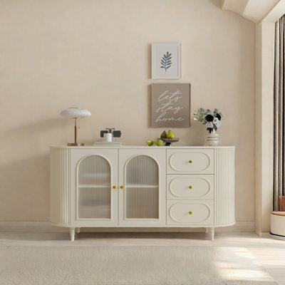 Armoire de rangement de style crème