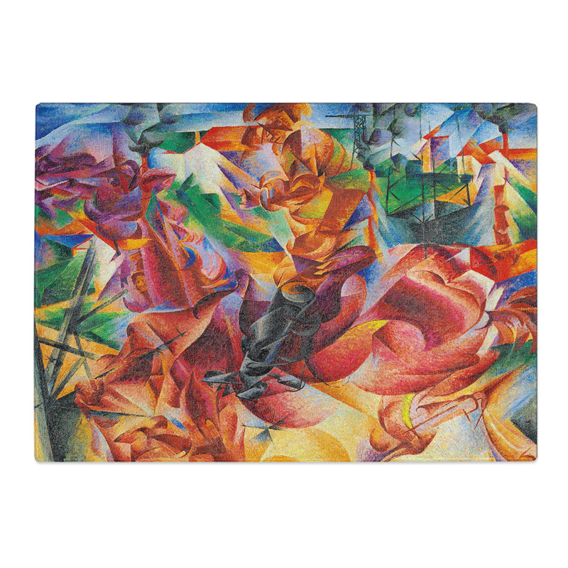 Elasticity by Umberto Boccioni Chopping Board, 20cm W x 28.5cm L