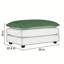 Canapé moderne en tissu pour causeuse pour le salon, canapé profond rembourré de grande taille avec coussins, chenille-920621419