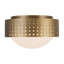 Astoria 10-in Black Flush Mount-1484553678