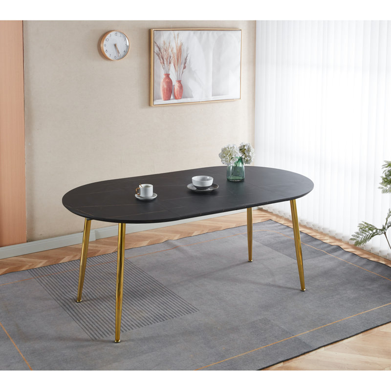 Table de bureau extensible en métal Analeya