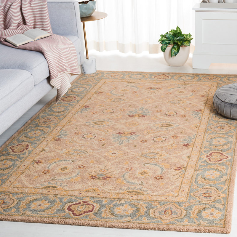 Tingley Hand Tufted Wool Oriental Rug, Rectangle 5' x 8'