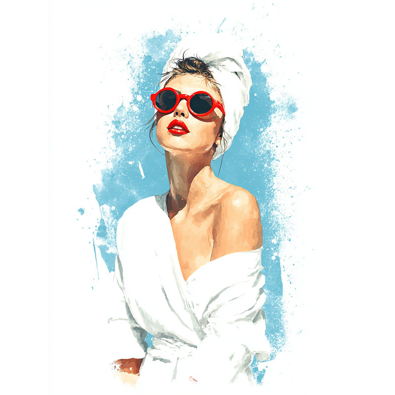 Chic Radiance - Wrapped Canvas Wall Art