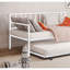 Lit de jour simple en métal 1pc avec lit gigogne en métal de style contemporain prêt pour le matelas-1207934343