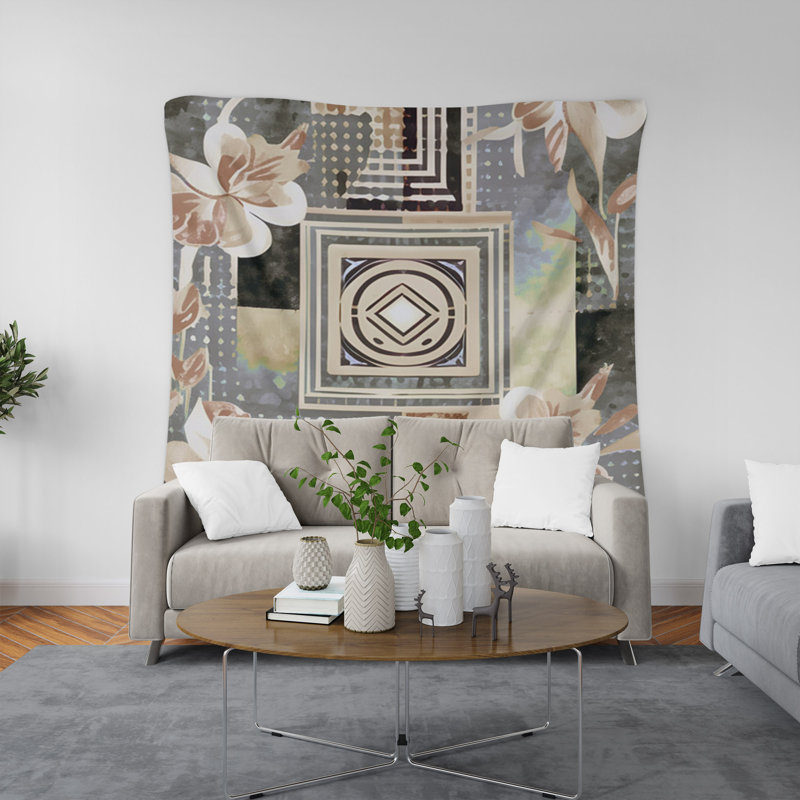 Tapisserie murale, H 88 po x l 104 po