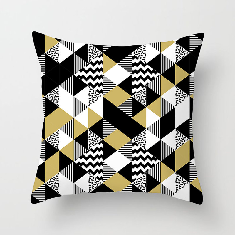 Fiqueroa Geometric Square Cushion Cover