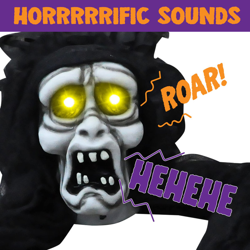 Zombie d'escalade grandeur nature d'Halloween