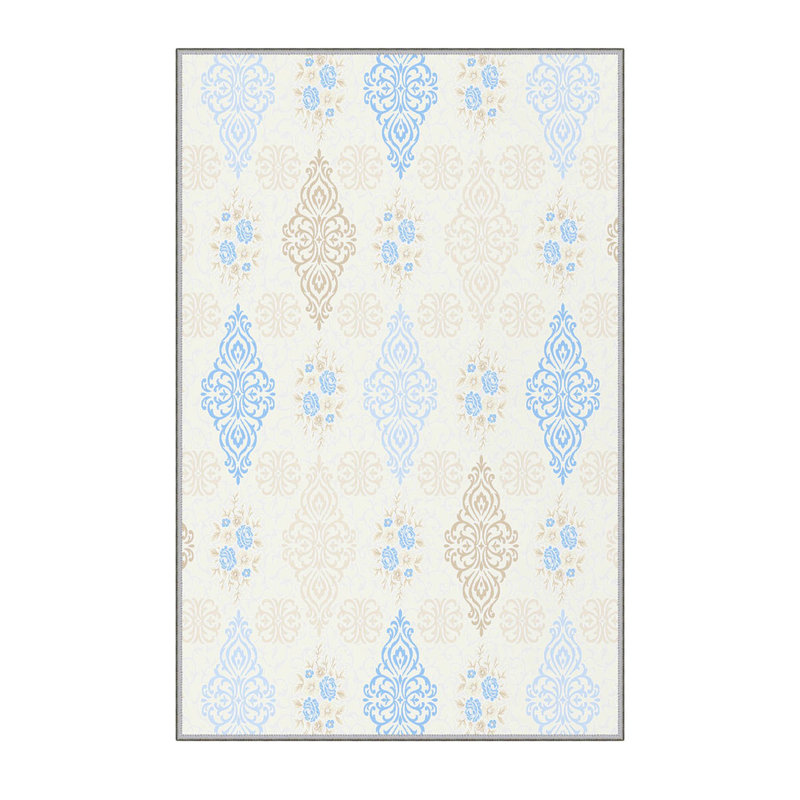 Premium Hall Carpet – 3.3 x 9.8 ft, 1% Polyester, .3 in Pile Height | Antibacterial, Non-Slip Underside, Machine Washable | 3D Digital Print Design, Durable & Easy to Clean, Ideal for Home Decor