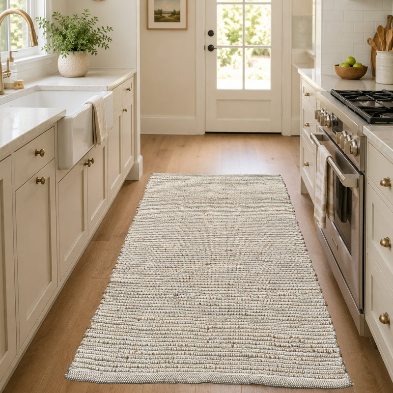 Tapis en jute Aleksei, Cream Ivory, Rectangulaire 3 pi x 5 pi