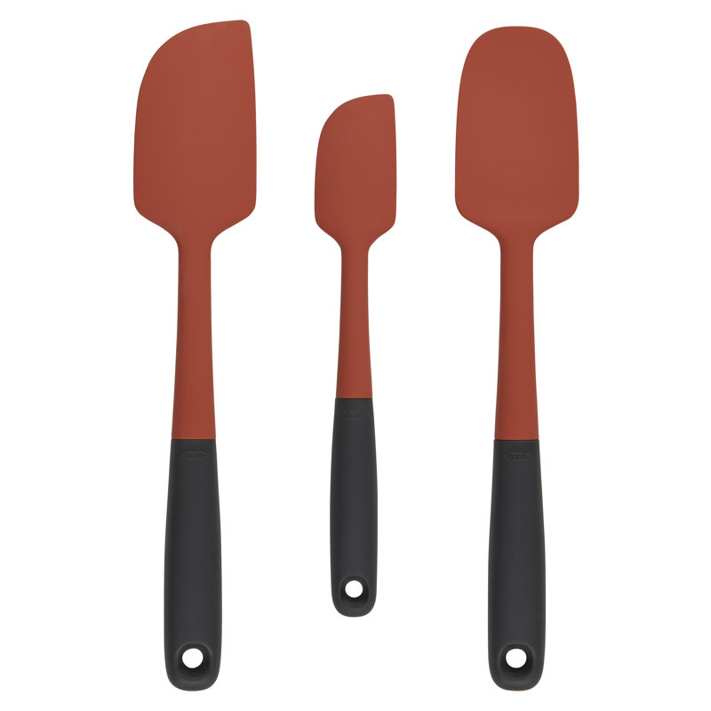 OXO Good Grips Small Silicone Spatula, Red, Medium