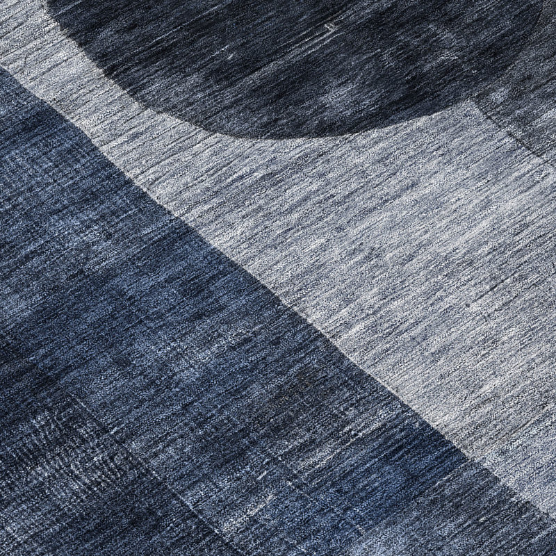 Tapis intérieur / extérieur bleu marine Amara , 3 pi x 5 pi