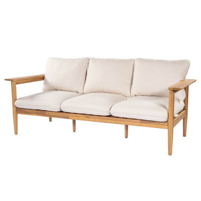 Terassi Outdoor Acacia Wood 3 Seater Sofa