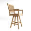 Rialto Outdoor Teak Swivel Bar Stool-575020229